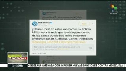 Denuncian fuerte represión tras protestas en Honduras