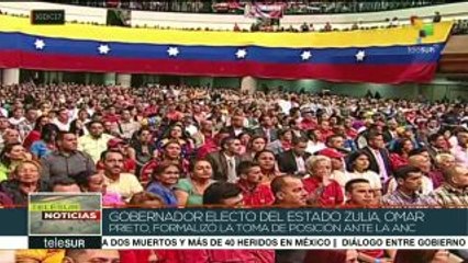 Venezuela: Nicolás Maduro juramenta a gobernador y alcaldes de Zulia