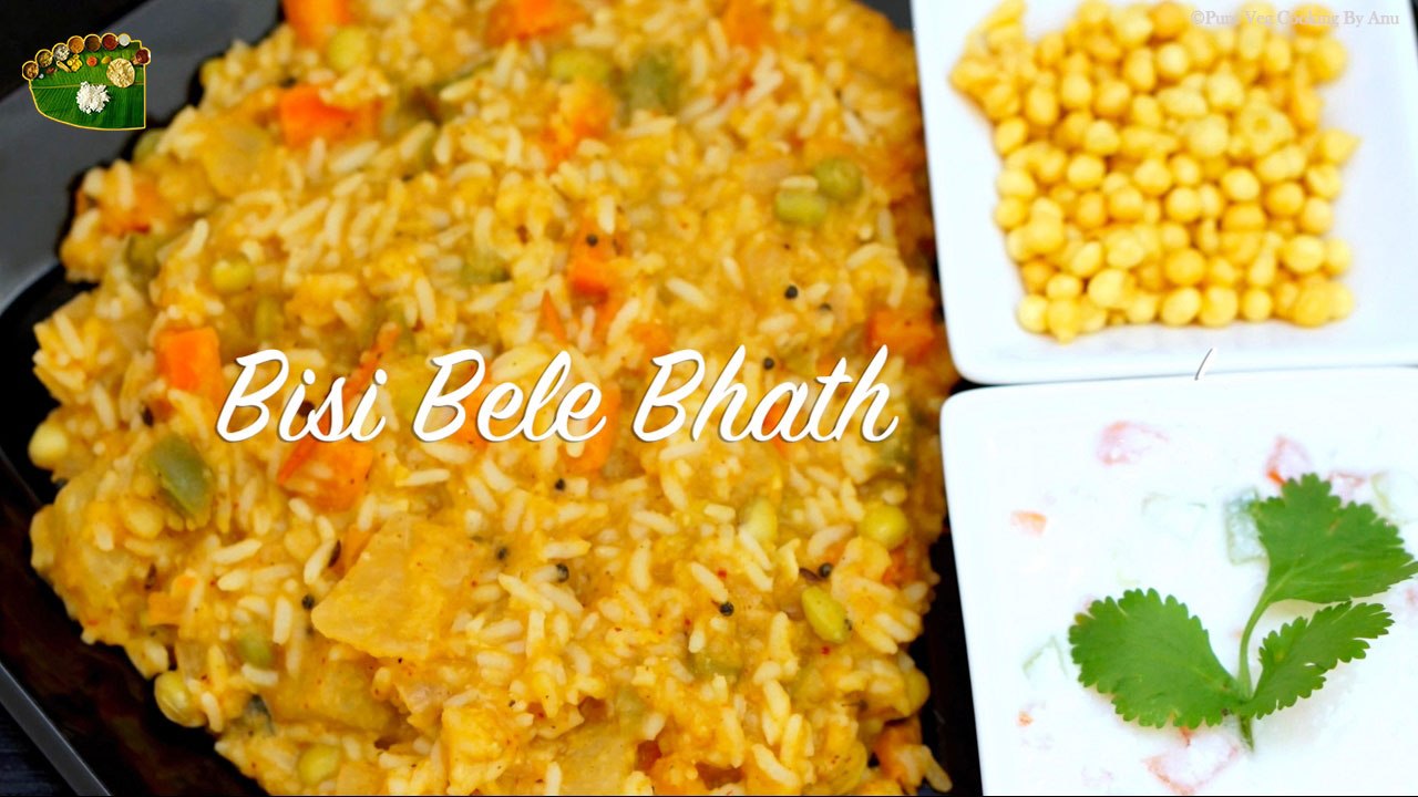 Bisi Bele Bath Mixed Vegetable Rice Samayal Manthiram video Dailymotion