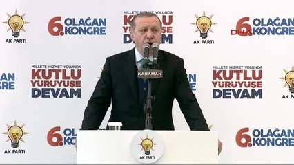 Karaman - Cumhurbaşkanı Erdoğan AK Parti İl Kongresi'nde Konuştu 3