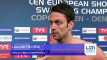 European Short Course Swimming Championships Copenhagen 2017 - Luca DOTTO Winner of Mens 100m Freestyle
