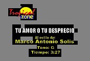 Tu Amor O Tu Desprecio - Marco Antonio Solis (Karaoke)
