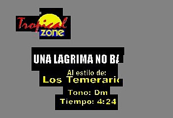 Una Lagrima No Basta - Los Temerarios (Karaoke)