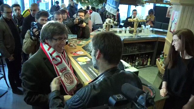 Puigdemont ve el partido Girona-Getafe desde Bruselas