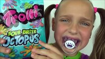 I Love Sour Candy Challenge Baby Annabelle Eating Trolli Gummy Sweets Toy Freaks