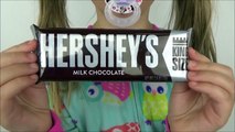 Love Chocolate Baby Annabelle Eating Candy Yowie Cookies and Milk Toy Freaks