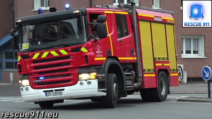 Sapeurs Pompiers Dunkerque  - FPT 1 + EMOD 4 + FPT 2 SDIS 59