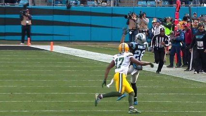 Rodgers deep heave comes up short, Worley goes up for the pick