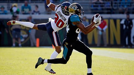Bortles drops a dime over a defender to Cole for 42 yards