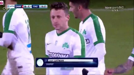 0-1 Omri Altman Goal Greece  Super League - 17.12.2017 SKODA Xanthi 0-1 Panathinaikos