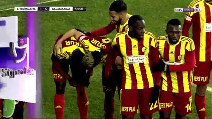 1-0 Michaël Pereira Goal Turkey  Süper Lig - 17.12.2017 Yeni Malatyaspor 1-0 Galatasaray SK