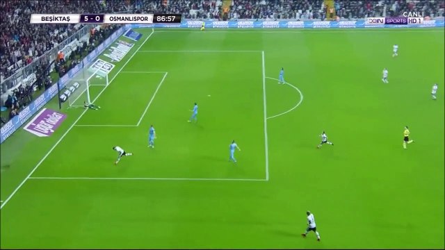 5-0 Cenk Tosun Goal Turkey Süper Lig - 17.12.2017 Besiktas JK 5-0 Osmanlispor FK