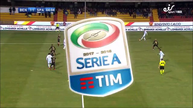 1-1 Sergio Floccari Goal Italy Serie A - 17.12.2017 Benevento Calcio 1-1 SPAL 1907