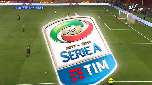 1-0 Andrea Costa Goal Italy Serie A - 17.12.2017 Benevento Calcio 1-0 SPAL 1907