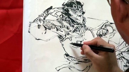 김정기 Kim Jung gi Drawing show in China