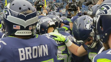 Seahawks get pumped up before game vs. Rams