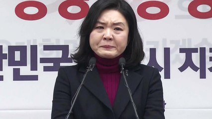 류여해 통한의 기자회견...웃으며 시작해 오열로 끝나 / YTN