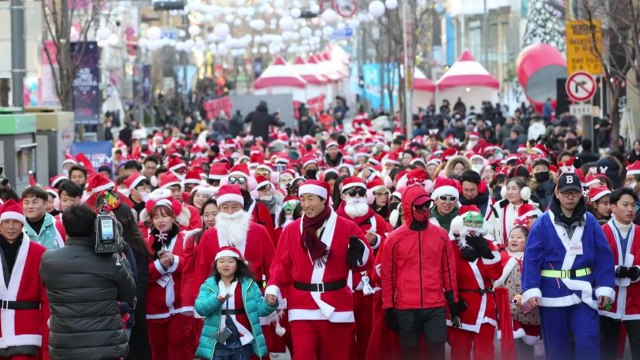 [좋은뉴스] 오늘은 내가 산타... 달리면서 기부해요 / YTN