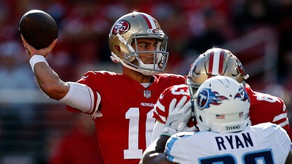 Jimmy Garoppolo channels Russell Wilson on slick third-down escape