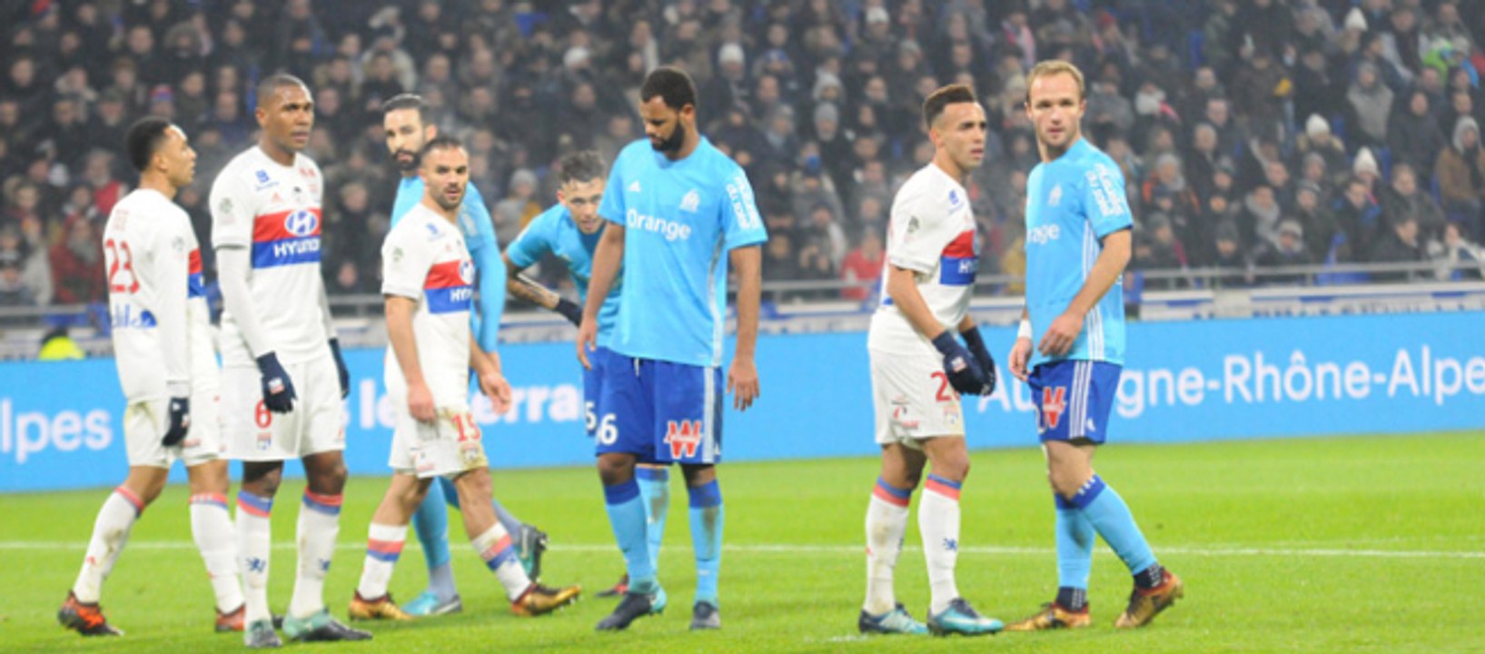 Résumé Lyon OL vs OM Marseille buts Fekir, Mariano Diaz (2-0)