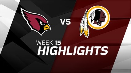 Cardinals vs. Redskins highlights | Week 15