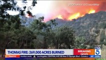 Thomas Fire Burns 269,000 Acres Through Santa Barbara, Over 750 Homes Destroyed