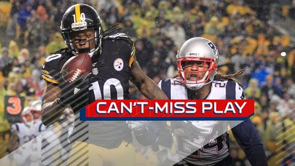 Can't-Miss Play: Bryant makes one-handed TD catch while fending off Gilmore