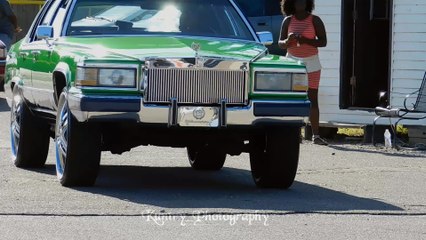 cadillac on dub floaters