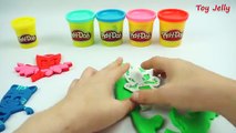 PJ Masks - Catboy And Owlette, Gekko Play Doh Compilations Learn Colors and Suprise Play Dough Eggs