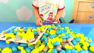 Развивающие игры для детей Делаем с кукурузки Миньонов Видео для детей