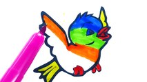 Renkleri Öğreniyorum | Hayvanları Çizme Ve Boyama Sayfaları ( Oyun HamuruEvi )
