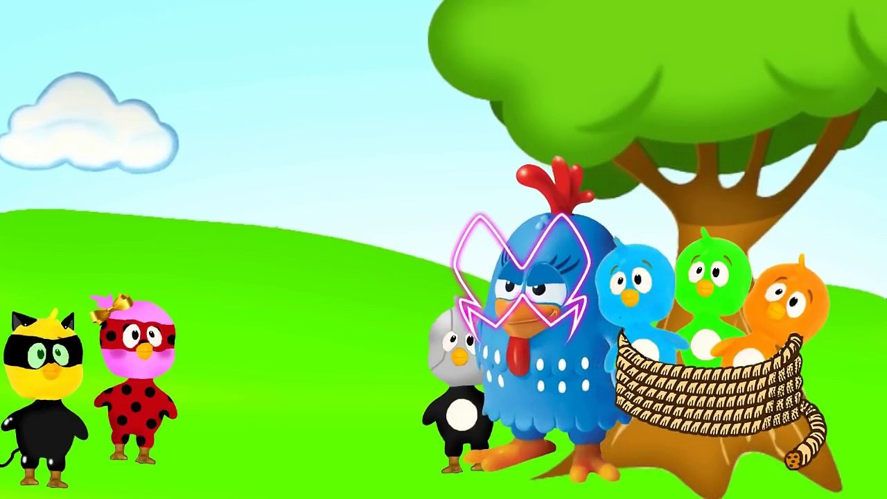 Pintinho amarelinho Cat Noir e Pintinha ladybug lutam contra pintinho hawk moht!-44FtLk-3v6w