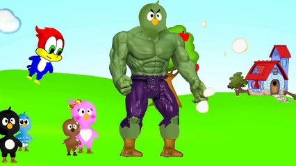 PINTINHO AMARELINHO HULK VS PINTINHO PRETINHO ROBÔ toykids novelinha-2DvtTsyp8Qg