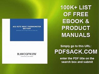 Hwh Troubleshooting Manual