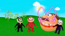 Monica Miraculous ladybug e Cebolinha Cat Noir Peppa Pig vc Hulk Cascão Hawl Moht portugues-xSazhCt3W3Q