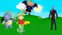 Hawk Moht transforma Monica Cebolinha George pig Papai Pig em pokemon Miraculous Ladybug toykids-DoY_R6Ai4H4