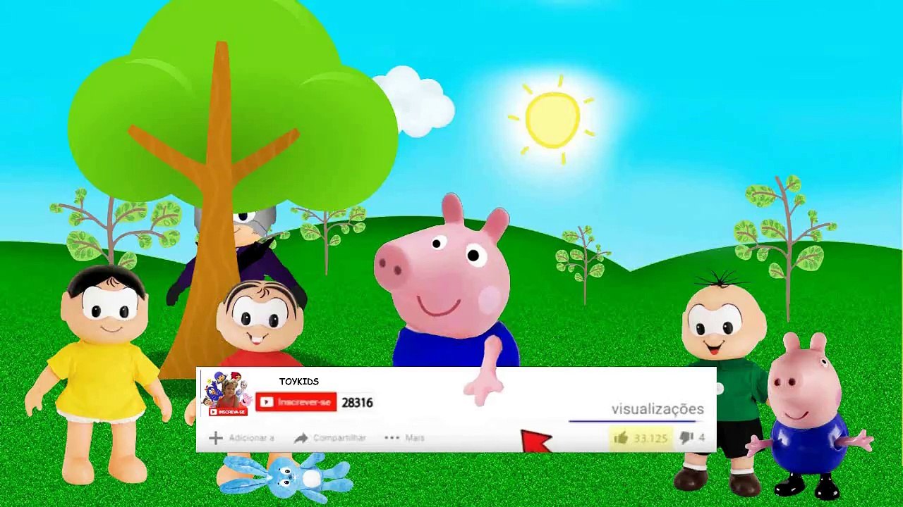 Miraculous Monica ladybug vira Antibug vs Cebolinha cat noir Hawl Moht George Pig portugues-q9r97YESYbo