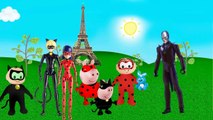 Peppa Pig Monica miraculous ladubug e Cebolinha George Pig cat Noir-v9u65OwQJ1o