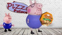 Pappai Pig e George Pig vão entregar pizza em um cemitério terror zumbi totoykids-TWGzUdRcpC4