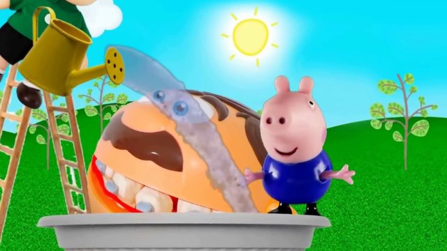 Senhor bocão Play doh come kinder ovo do Cebolinha e George Pig toykids portugues-5MWeGKIO_nw