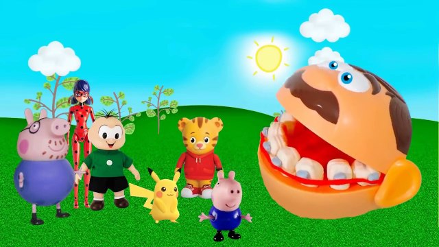 ToyKids 3 episódios - Senhor bocão come amigos play doh - George fica adulto - Jet super wings-2swUpIown7w