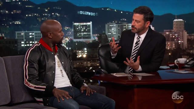 Jimmy Kimmel & Floyd Mayweather Analyze Fight Prop Bets