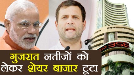 Gujarat Election 2017:  Sensex recovers over 800 pts from opening lows as BJP leads | वनइंडिया हिंदी