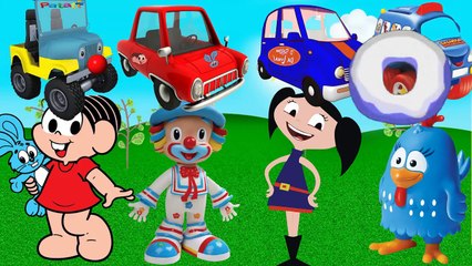 Troca de carros - Monica - Show da Luna - patati - galinha Pintadinha Wrong cars-tKB2rIICUa4