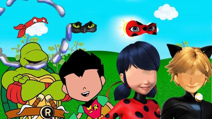 trocas Máscara mask ladybug Cat Noir Robin Teen Titans Rafael turtle toykids-BnuNFOR-YHA