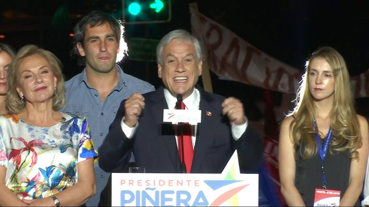 Chile: Billionaire Pinera wins runoff presidential election