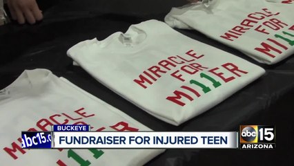 Family, friends, and classmates hold fundraiser for injured Buckeye teen