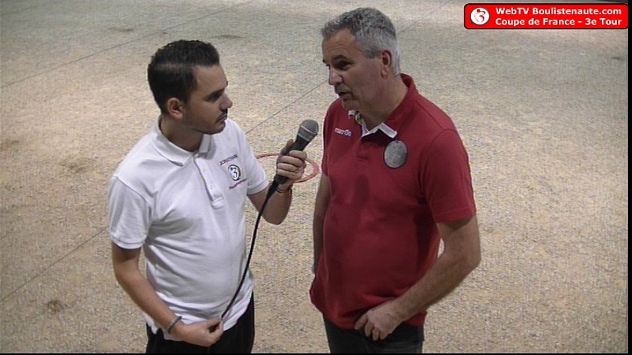 Coupe de France des Clubs de Pétanque : Interview d'Alain Dechaud