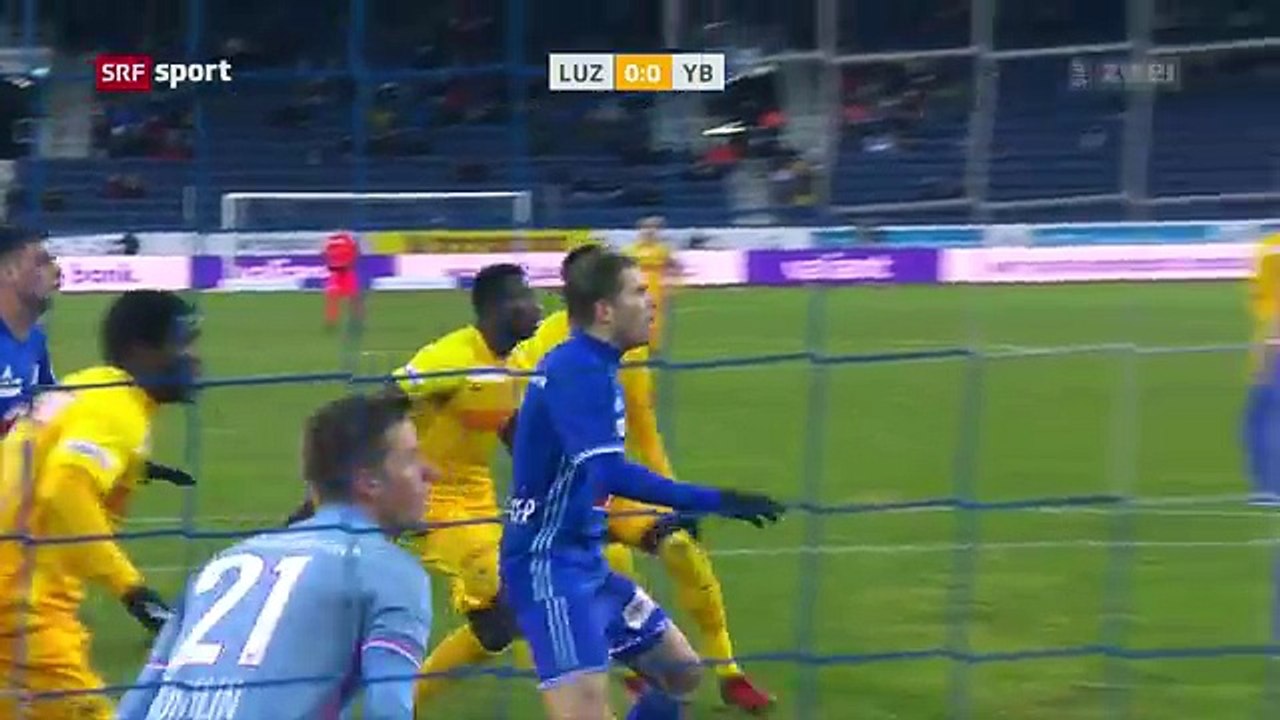 Luzern 2:4 Young Boys ( Swiss Super League 17 December)
