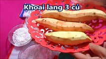 Hướng dẫn cách làm khoai lang viên chiên